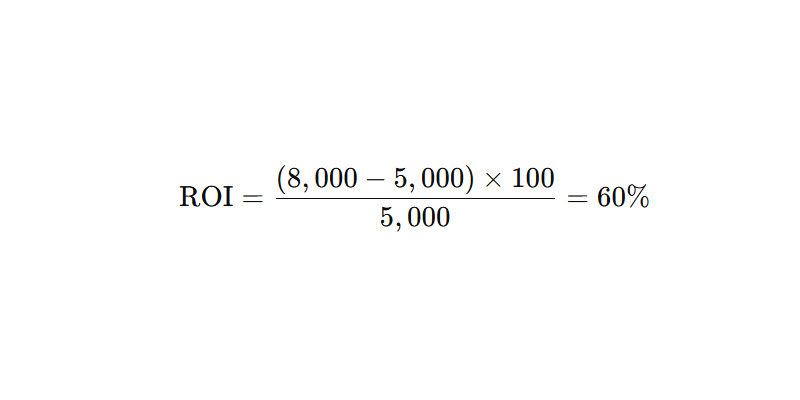 ejemplo formula ROI